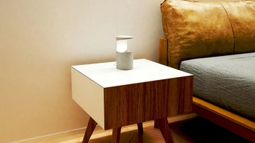 REF - LED concrete table lamp by URBI et ORBI - view 3